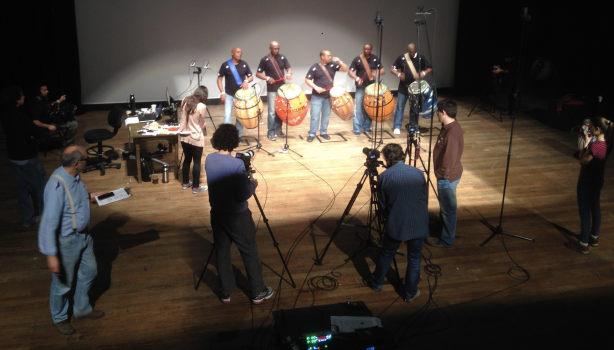 Candombe recording session for the AUCD dataset