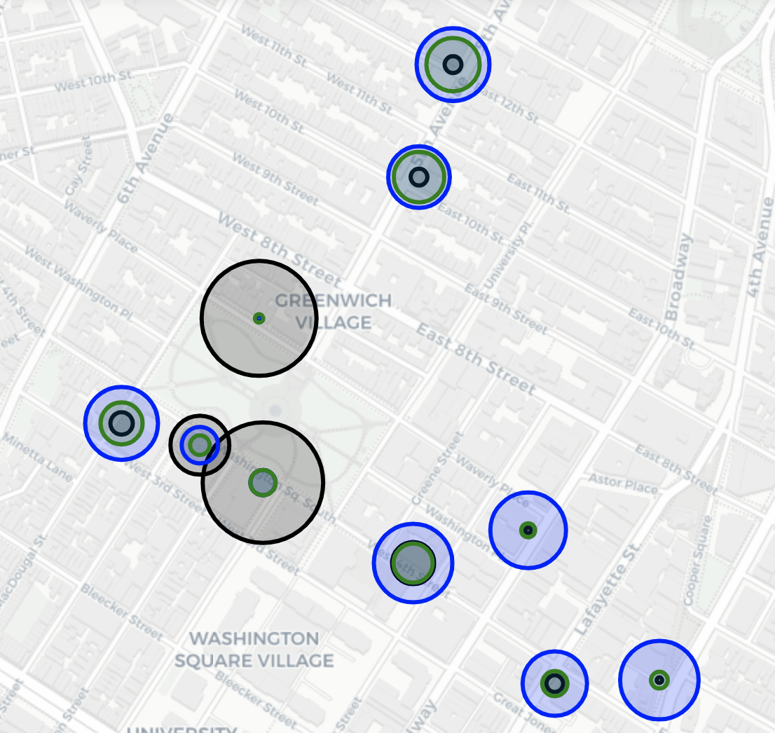 Map of MONYC sensor locations in New York City